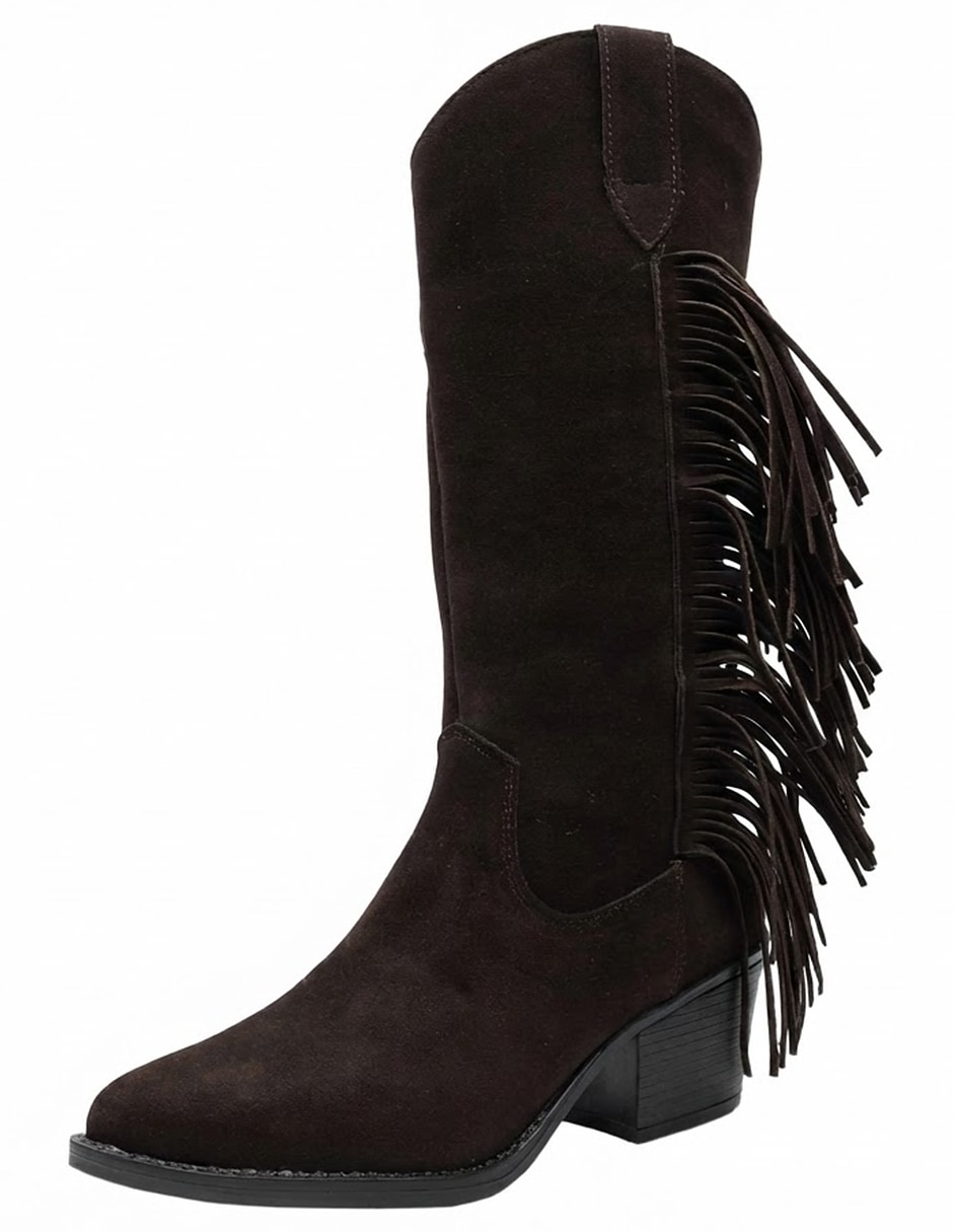 Bota cowboy abajo de la rodilla para mujer 6