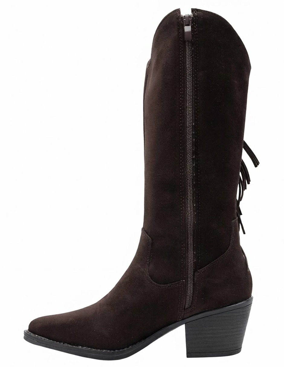 Bota cowboy abajo de la rodilla para mujer