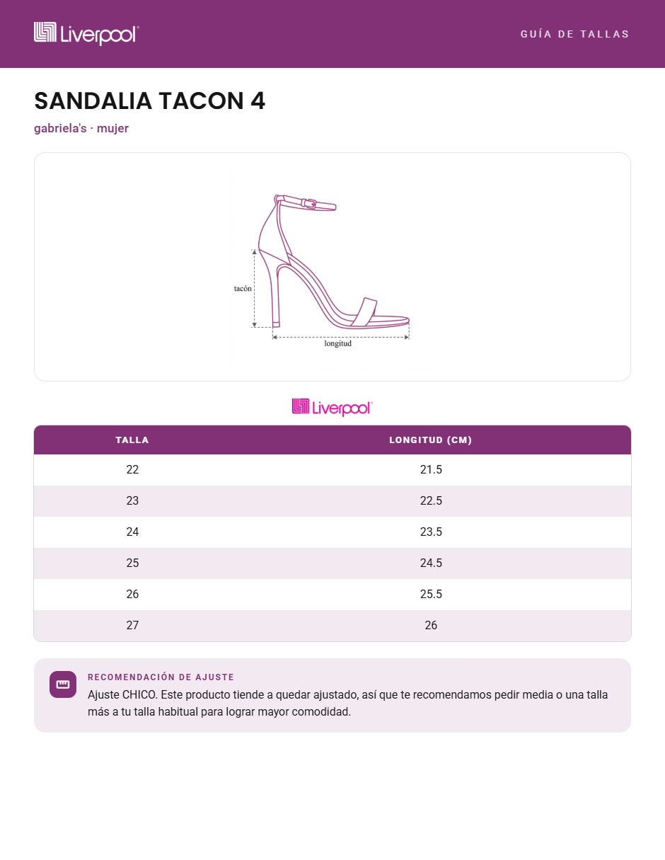 Sandalia para mujer 6