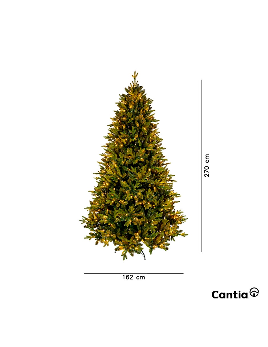 Árbol de navidad sitka de plástico continuo 5