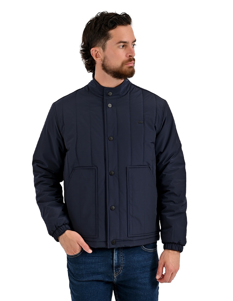 Chamarra casual con bolsillos para hombre Chamarra casual con bolsillos para hombre