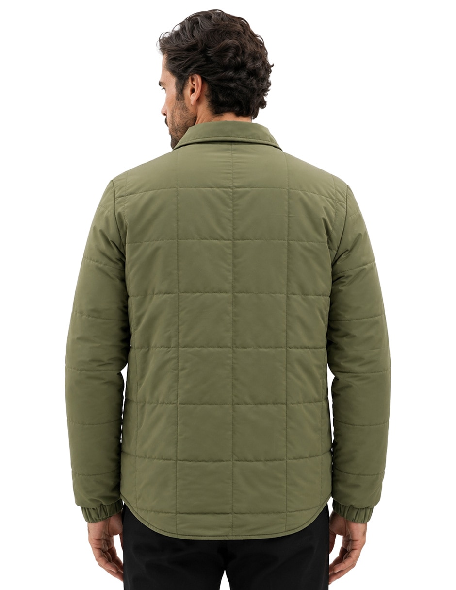 Chamarra casual con bolsillos para hombre 4