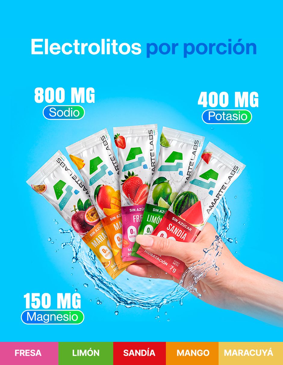 Electrolitos sin azúcar sabor frutal de 210 g 4