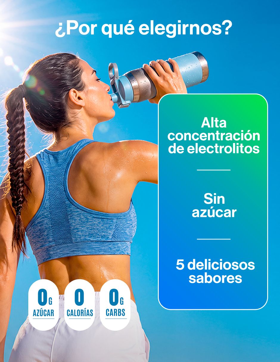 Electrolitos sin azúcar sabor frutal de 210 g 2