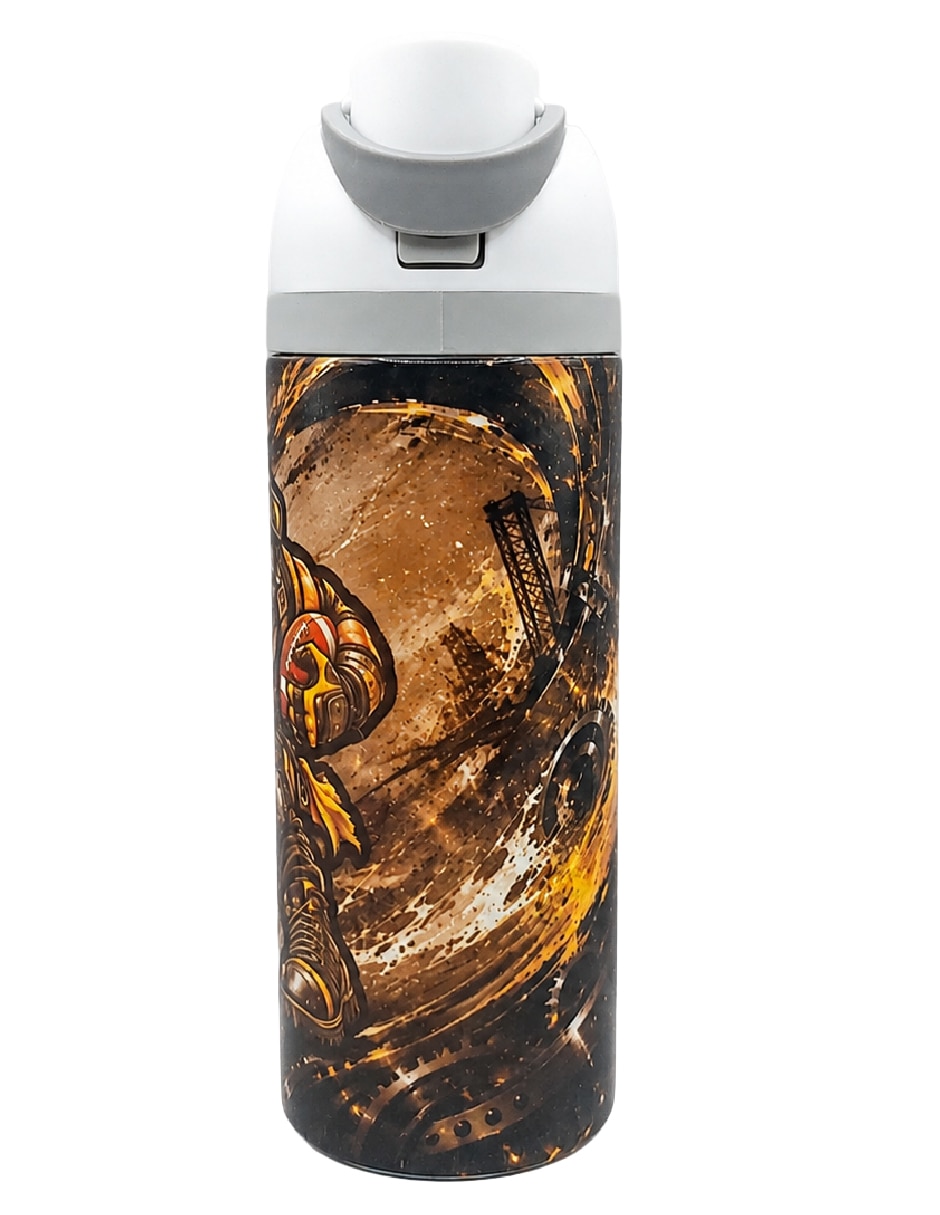 Termo de acero inoxidable con tapa rosca 3