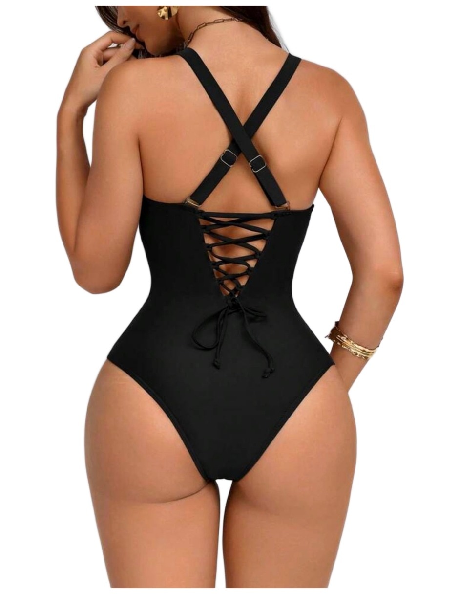 Traje de baño completo estampado Floral para mujer 5