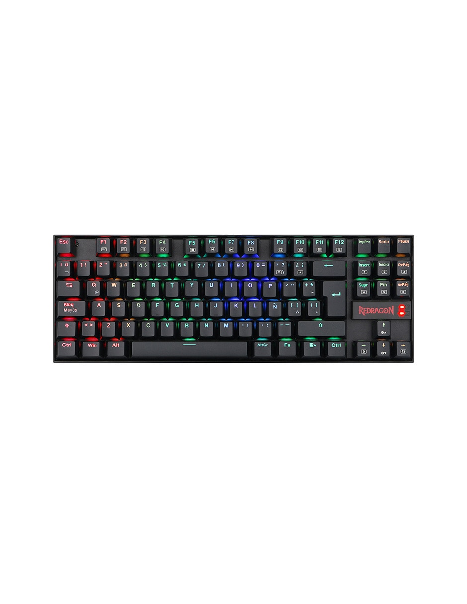 Teclado gamer USB-C QWERT español con interruptor lineal (Red Black) Teclado gamer USB-C QWERT español con interruptor lineal (Red Black)