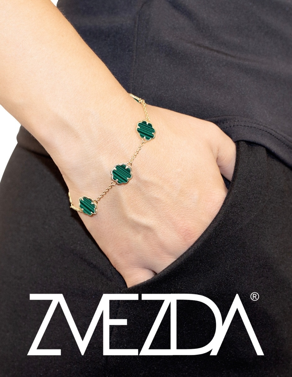 Set de pulsera aurore de metal 18 k 7