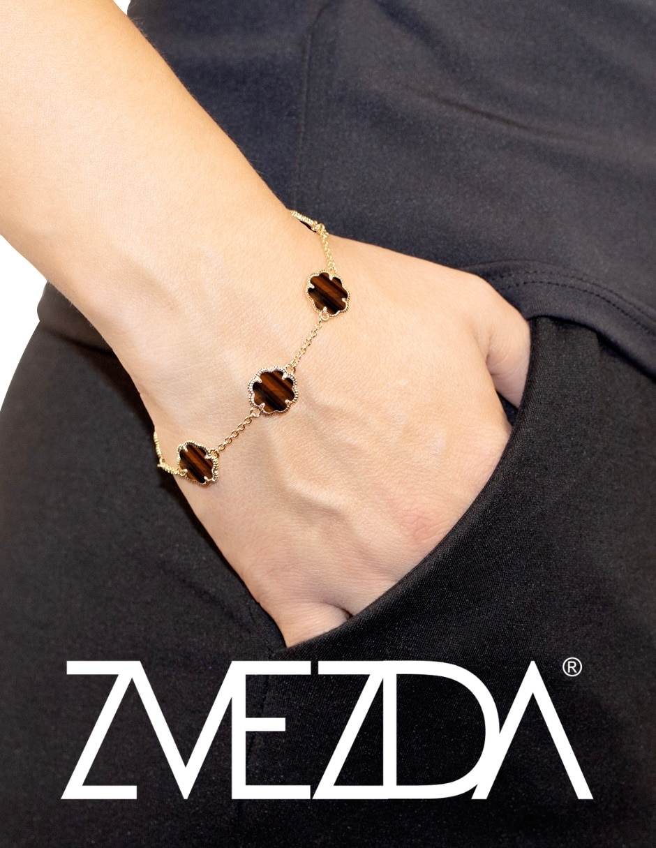 Set de pulsera aurore de metal 18 k 5