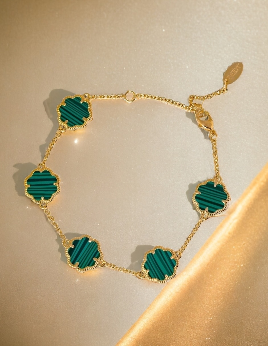 Set de pulsera aurore de metal 18 k 4