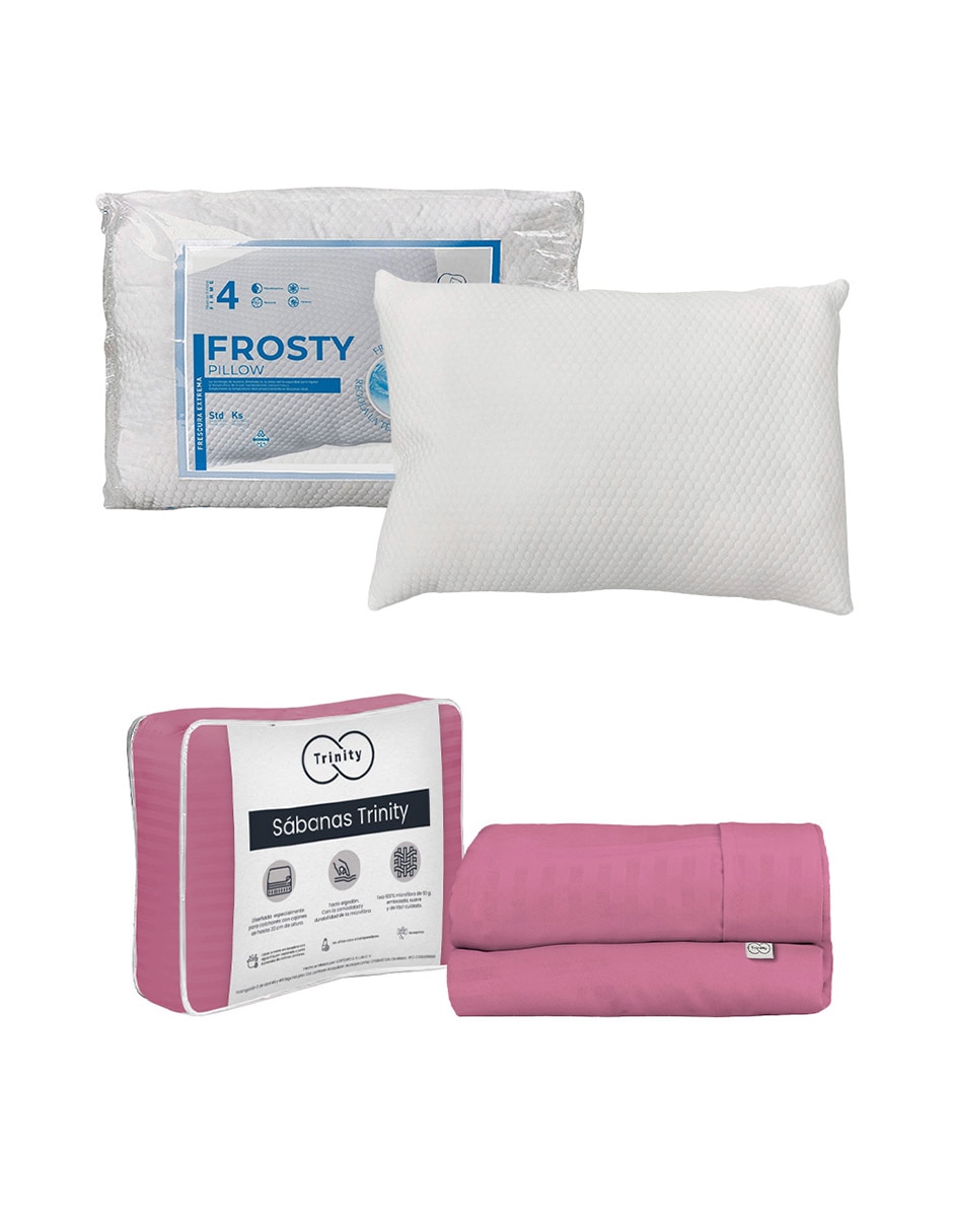 Juego de sábanas de algodón 100 g Trinity Frosty 1