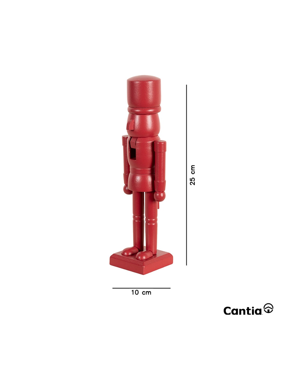 Figura decorativa de cascanueces cascanueces bermejo de madera pino 6