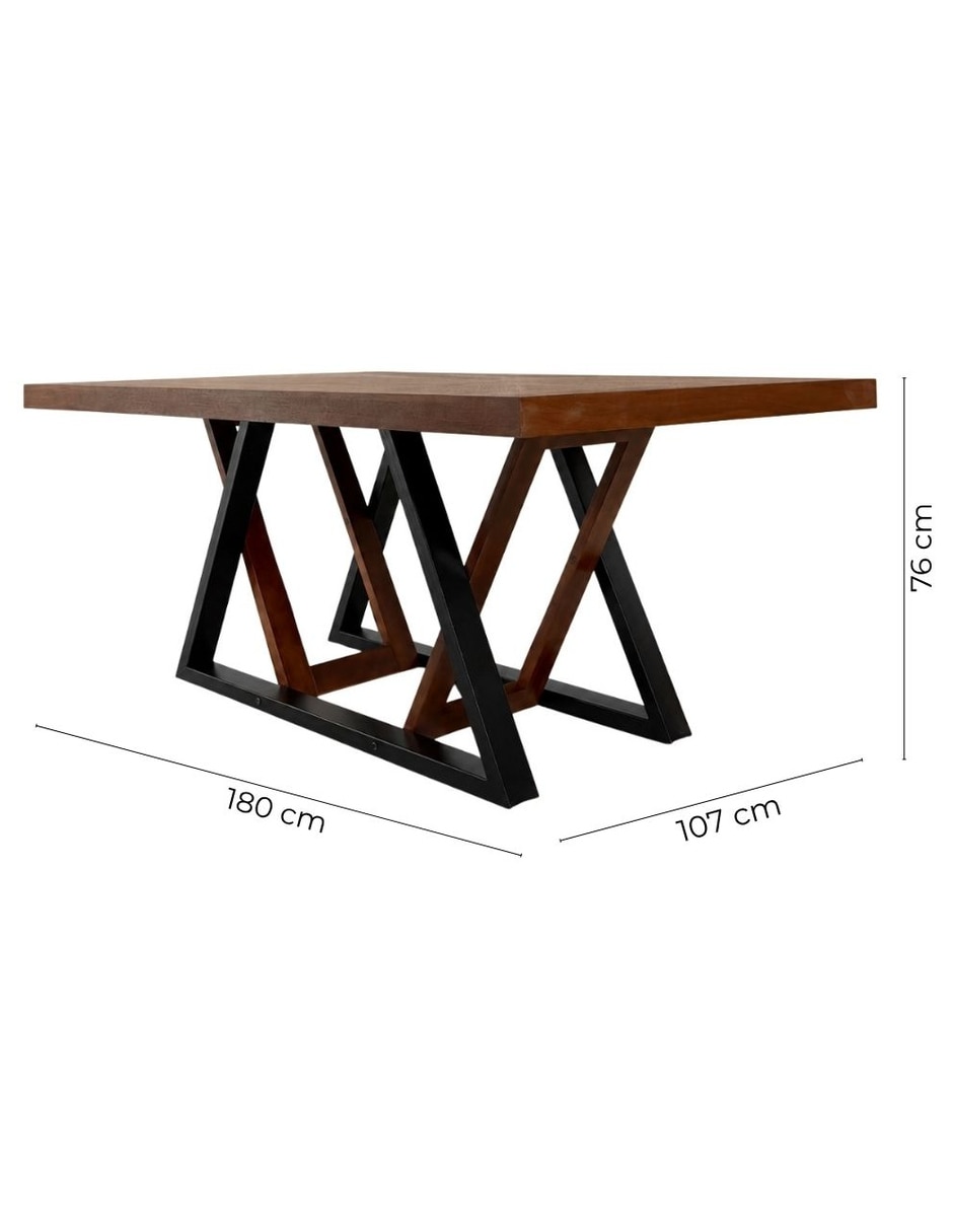 Mesa de comedor celeste 5