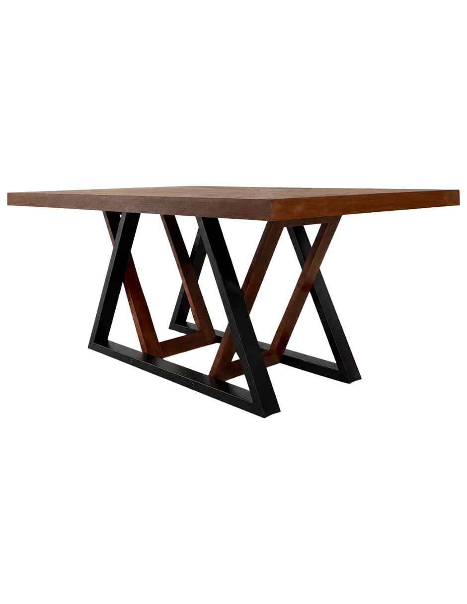 Mesa de comedor celeste