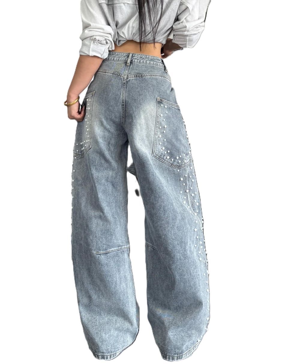 Jeans barrel para mujer 5