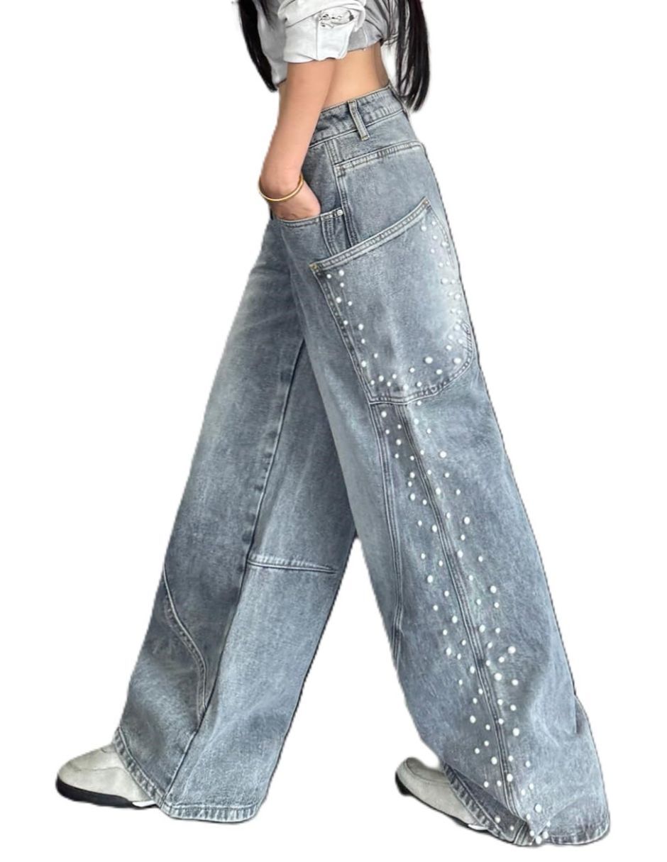 Jeans barrel para mujer 4