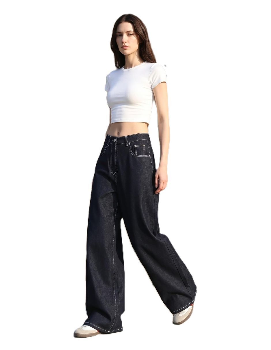 Jeans barrel para mujer 5