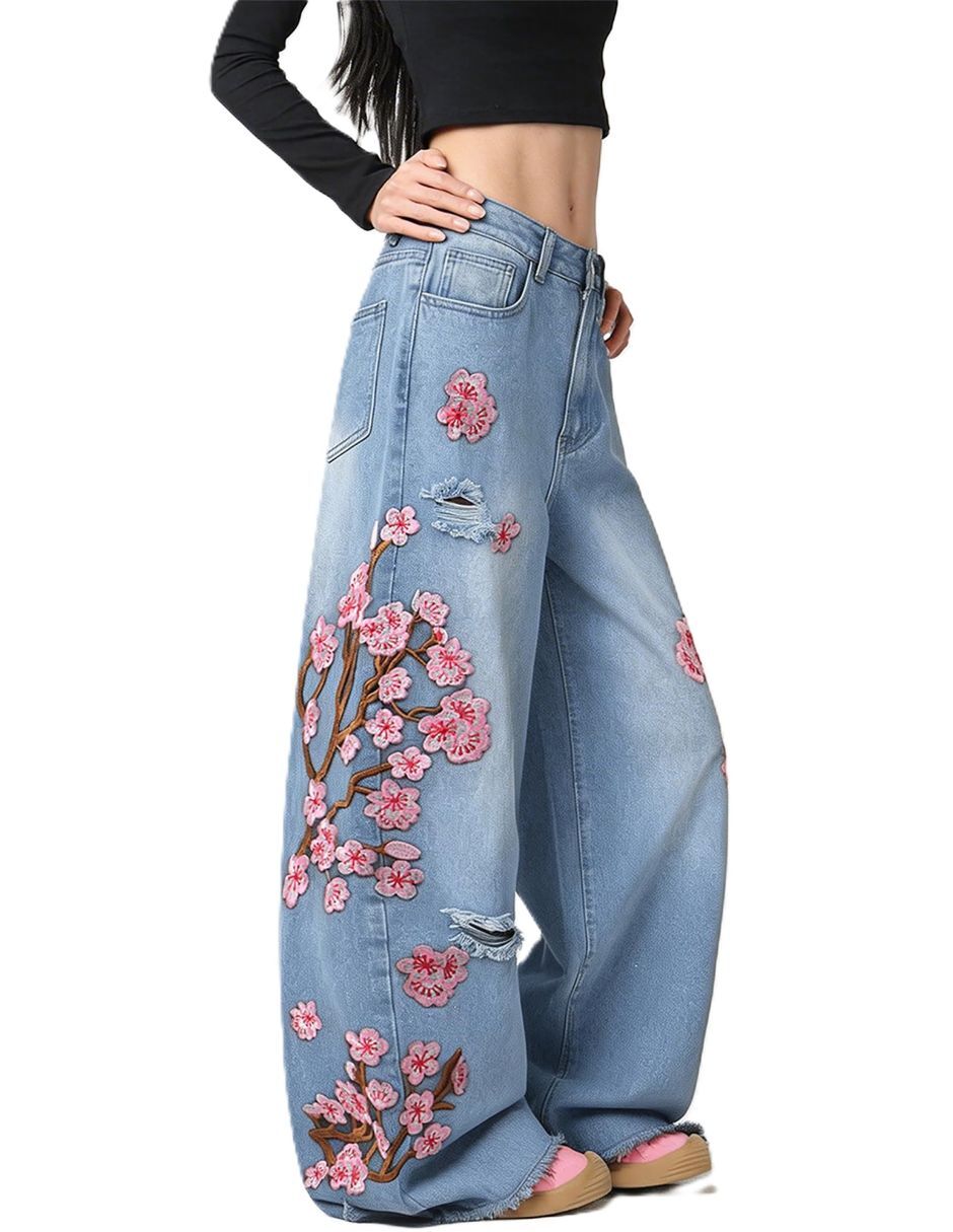 Jeans barrel para mujer 5