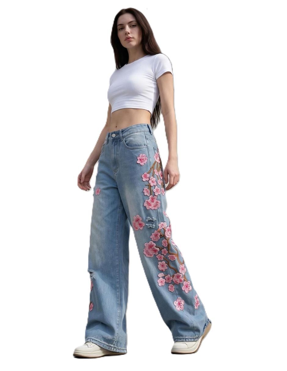 Jeans barrel para mujer 3