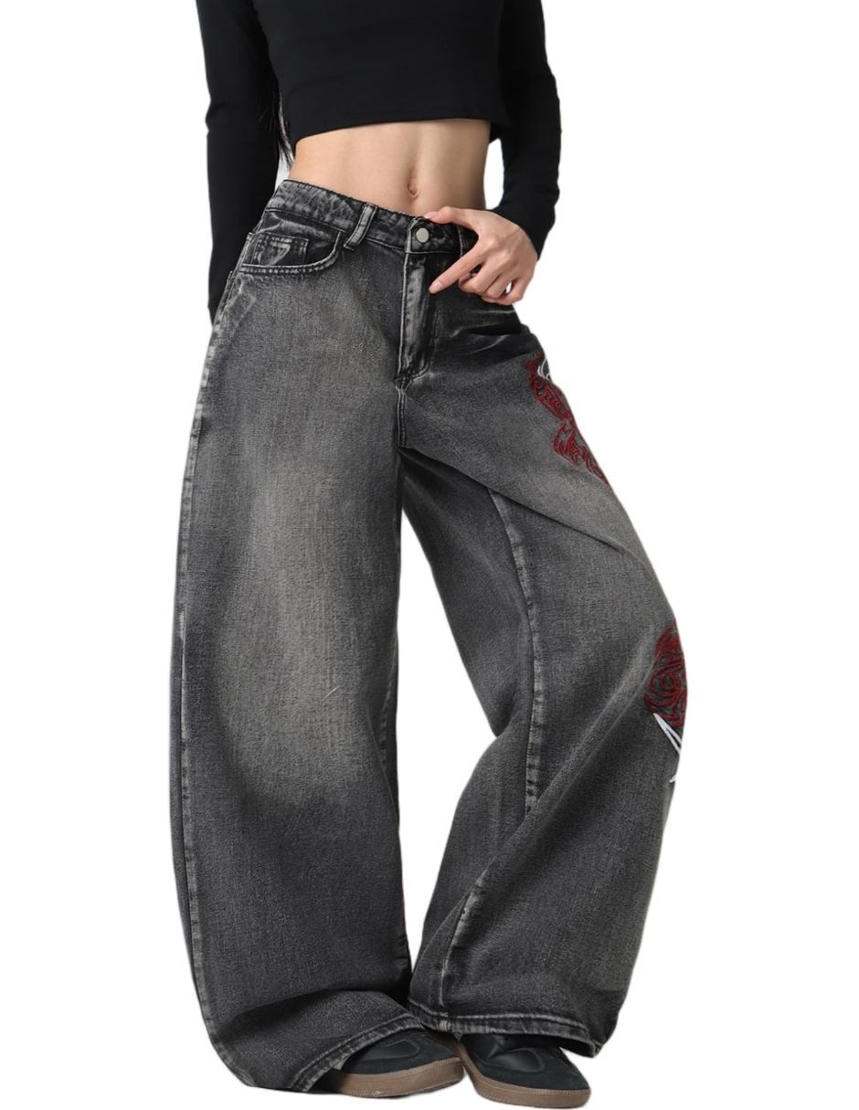 Jeans barrel para mujer 5