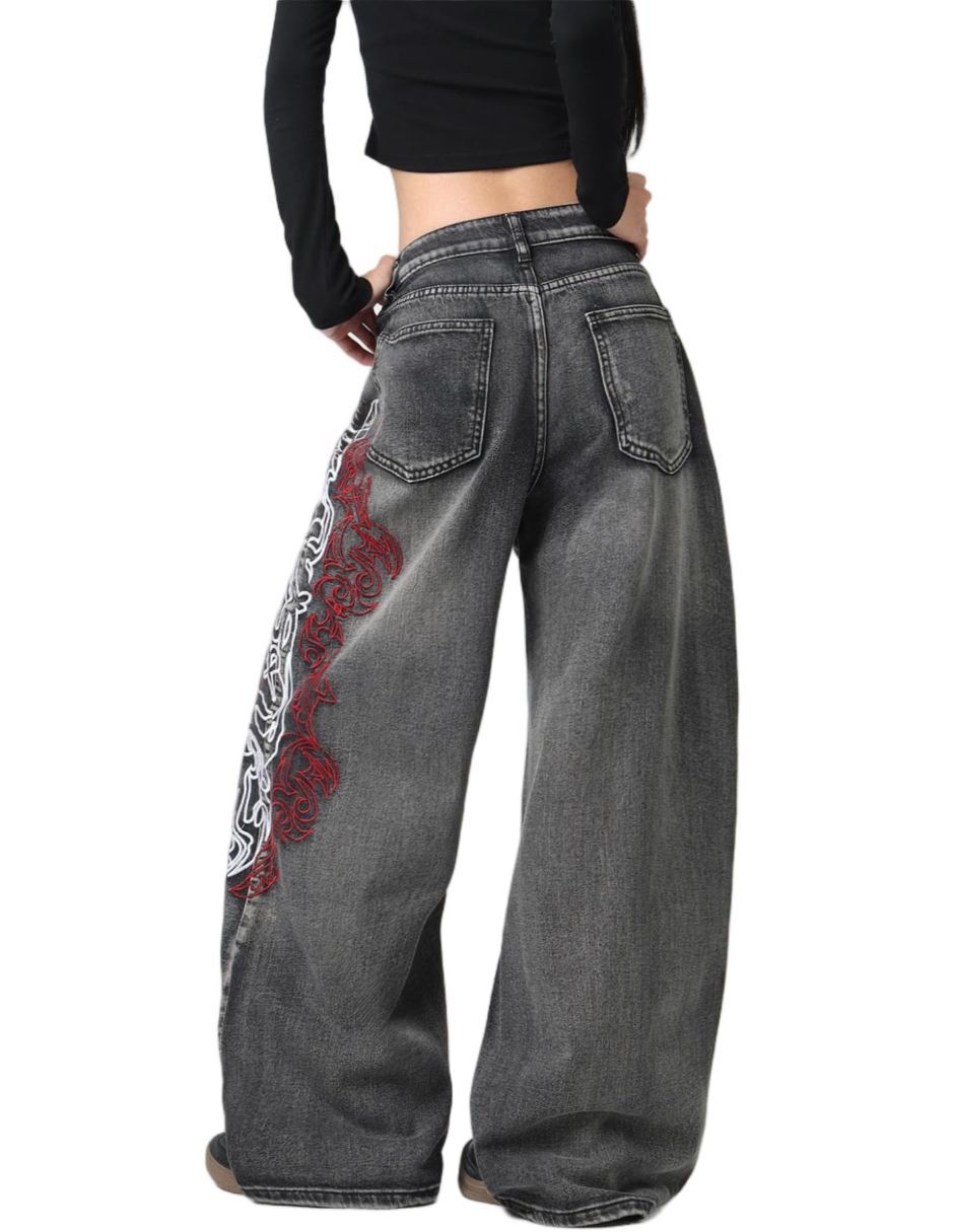 Jeans barrel para mujer 4