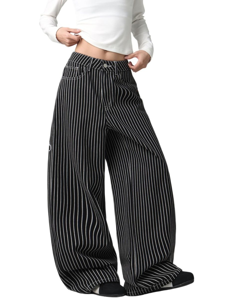 Jeans barrel para mujer