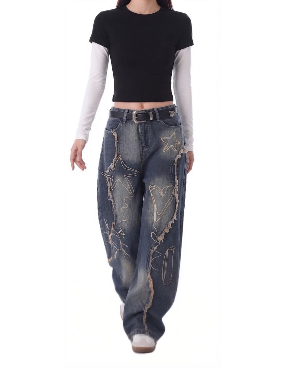 Jeans barrel para mujer Jeans barrel para mujer