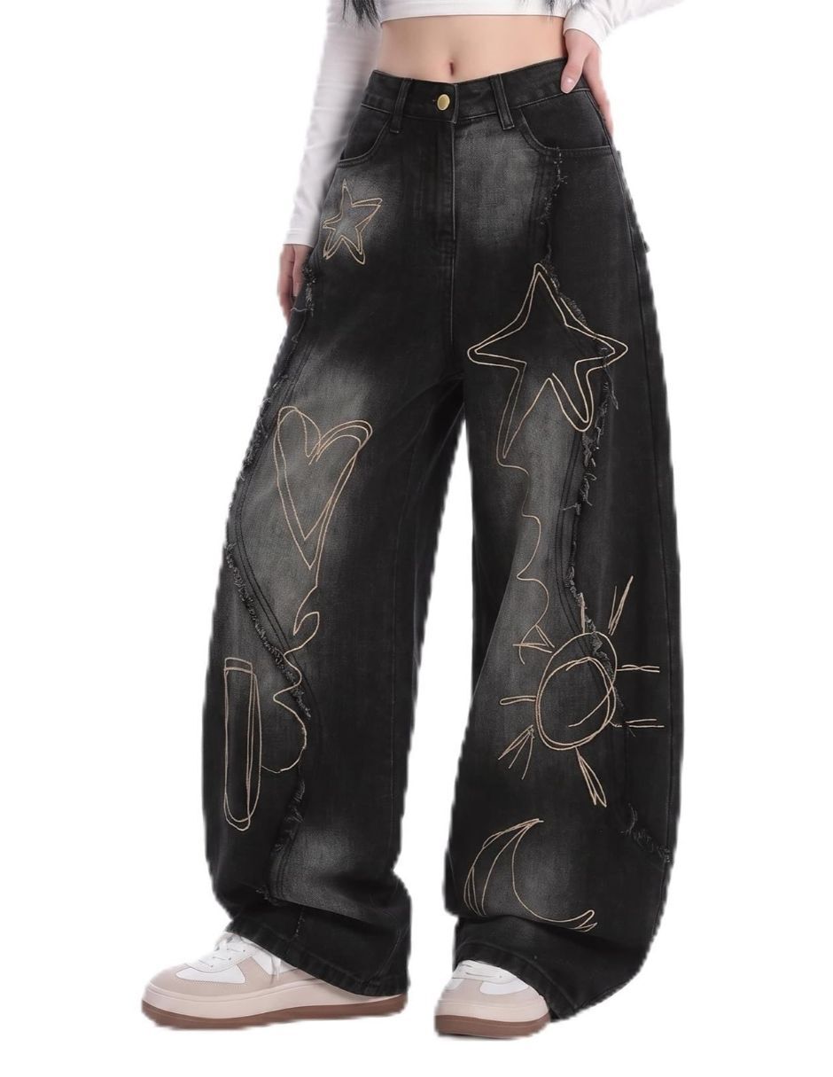 Jeans barrel para mujer 5