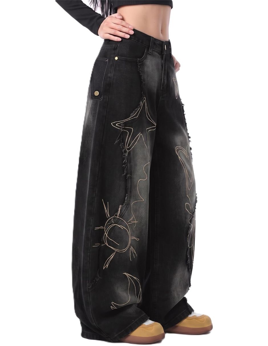 Jeans barrel para mujer 4