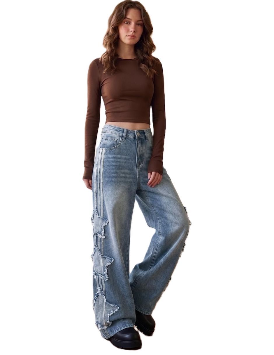 Jeans barrel para mujer 5