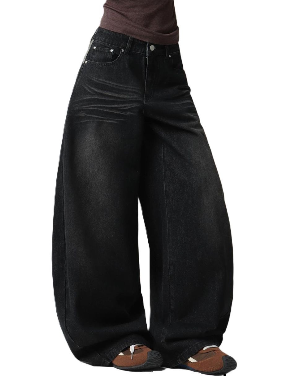 Jeans barrel para mujer 5