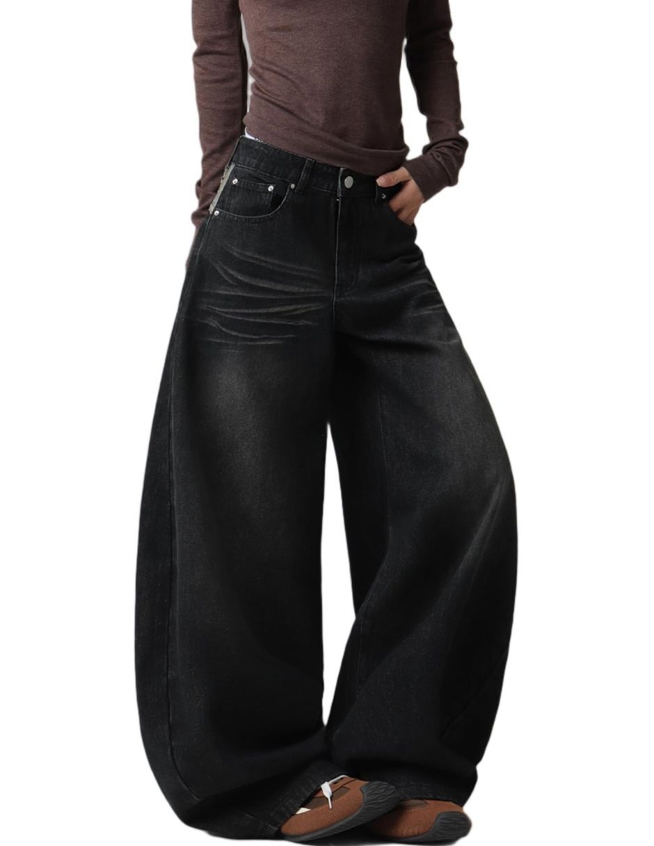 Jeans barrel para mujer 3