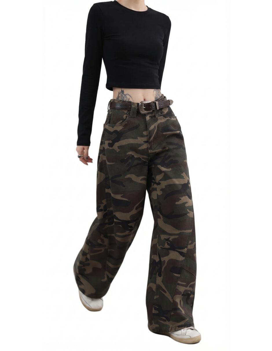Jeans barrel para mujer