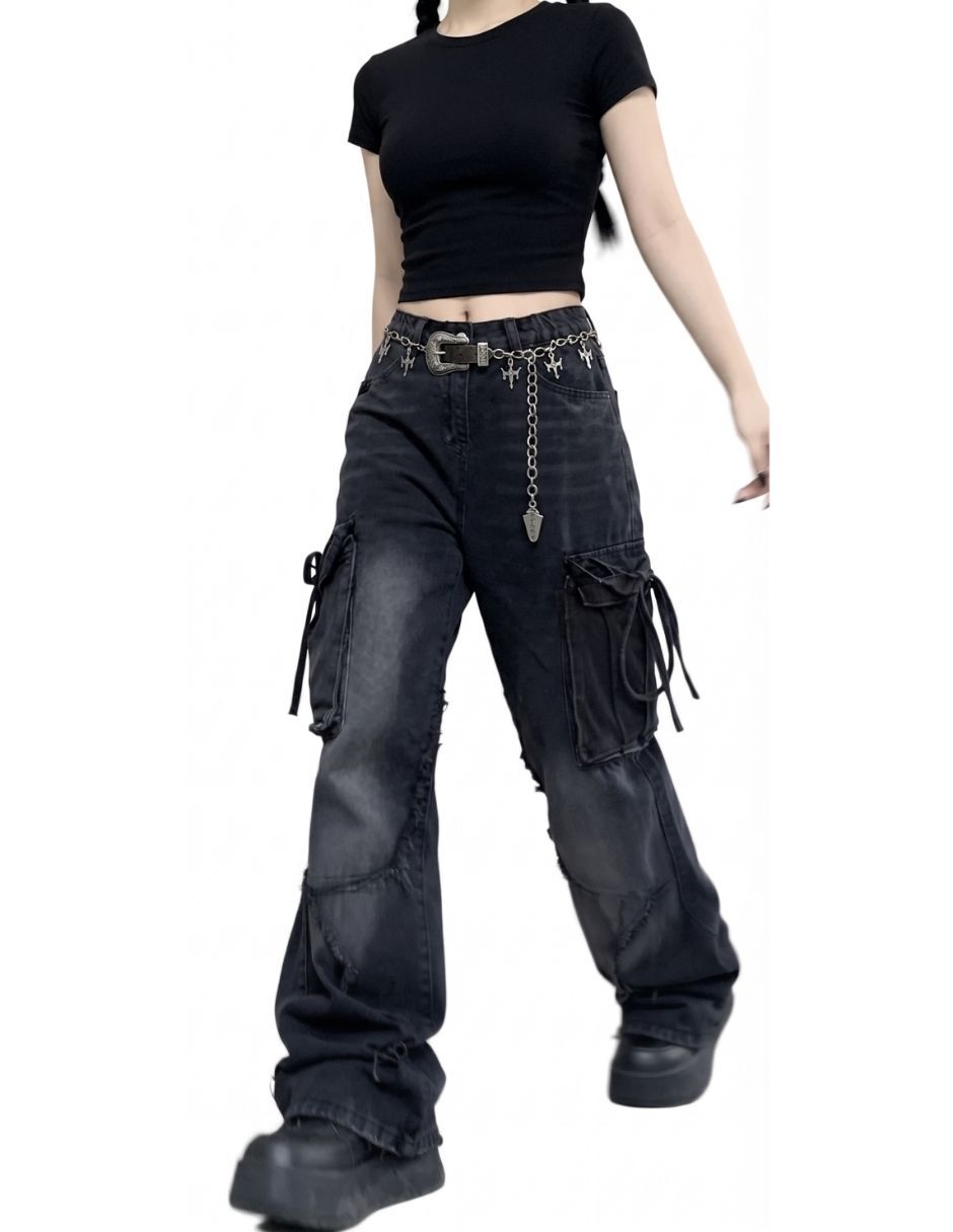Jeans barrel para mujer