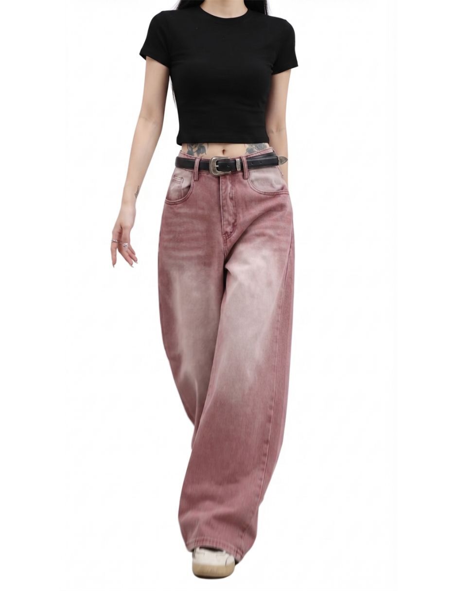 Jeans barrel para mujer
