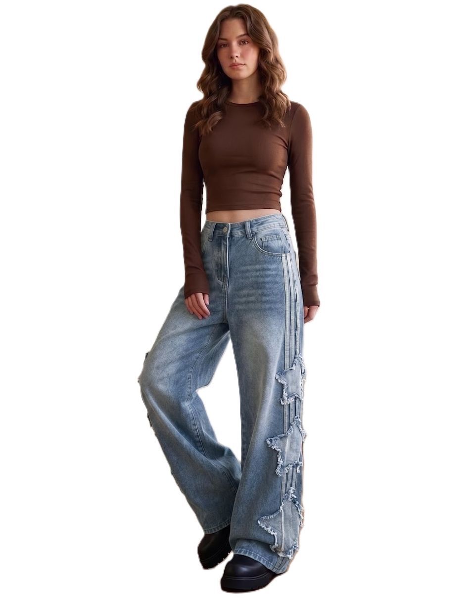 Jeans barrel para mujer 5