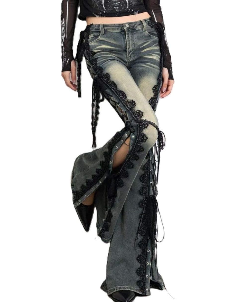 Jeans barrel para mujer
