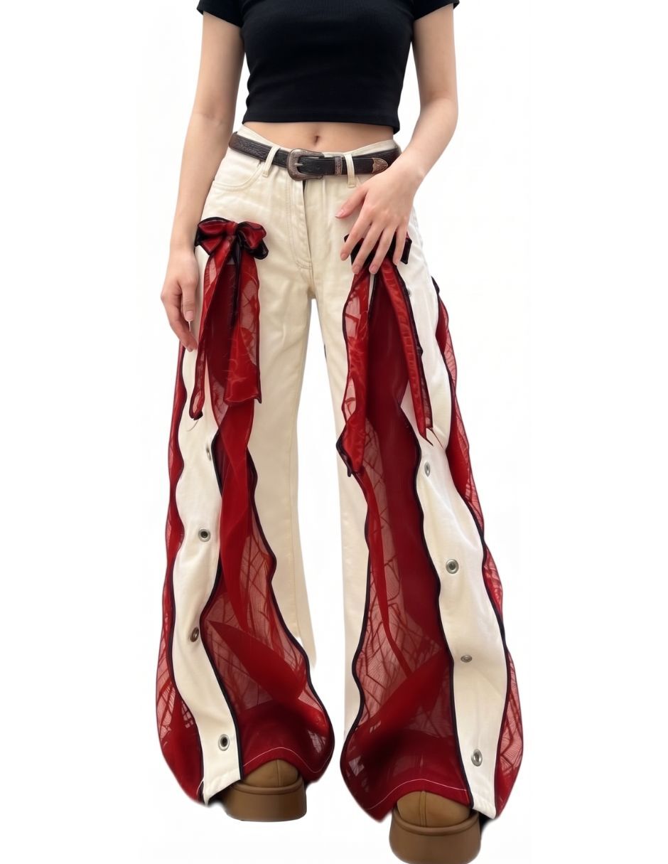 Jeans barrel para mujer