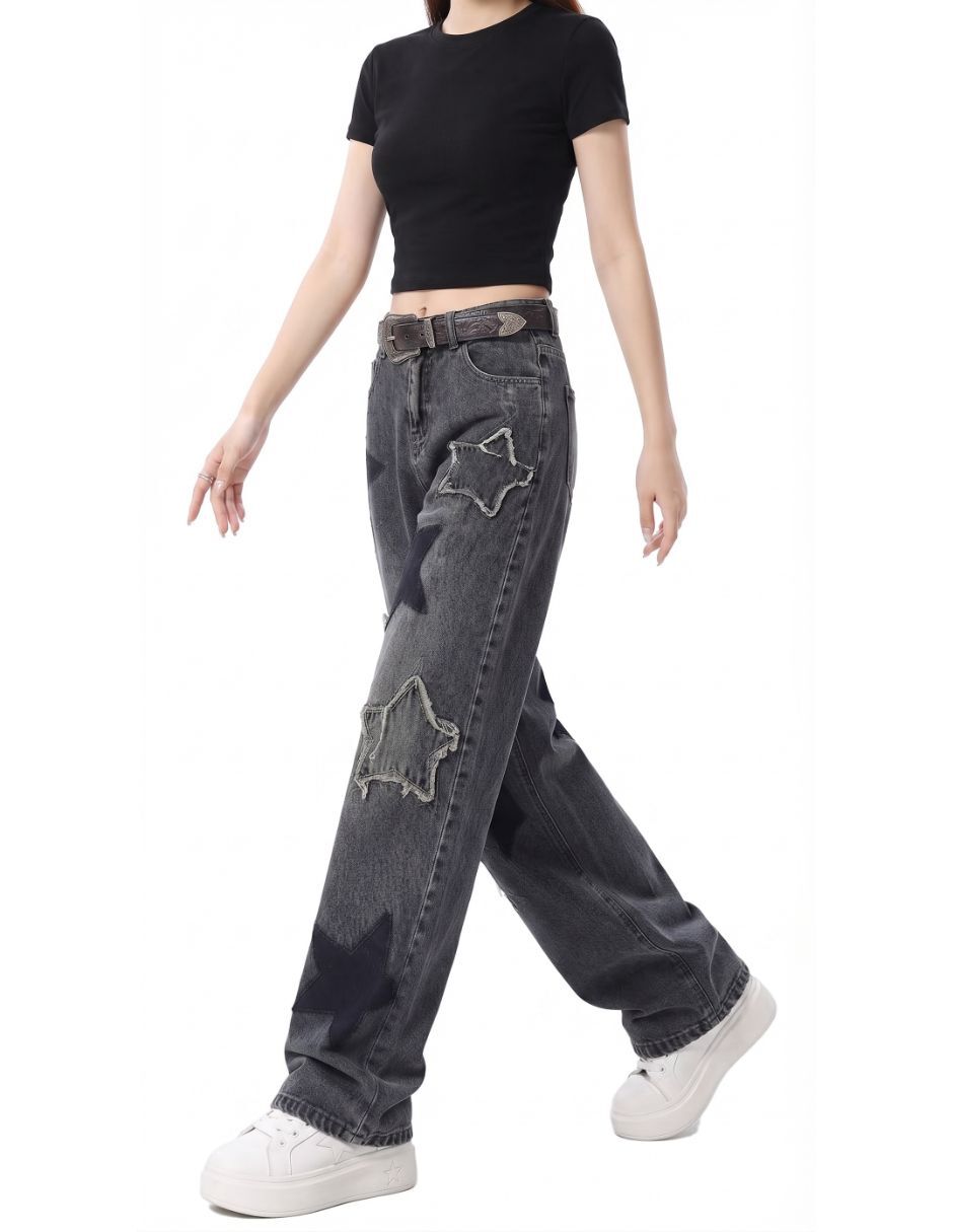 Jeans barrel para mujer