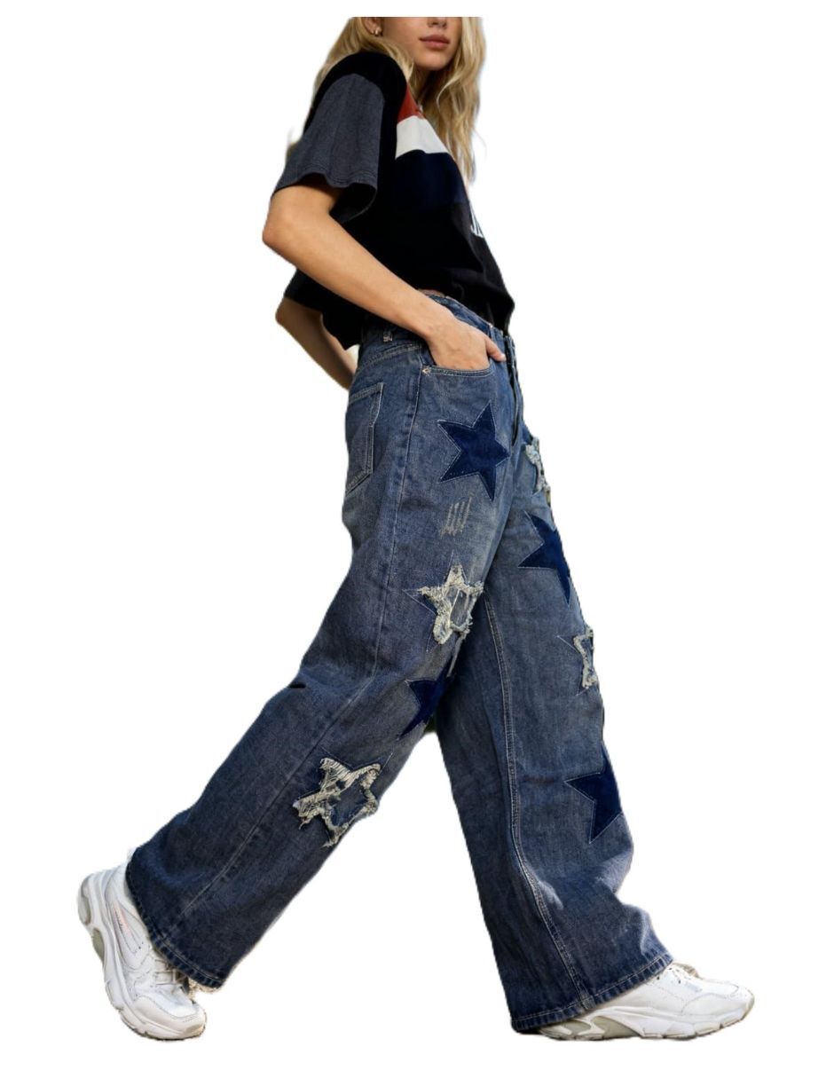 Jeans barrel para mujer 5