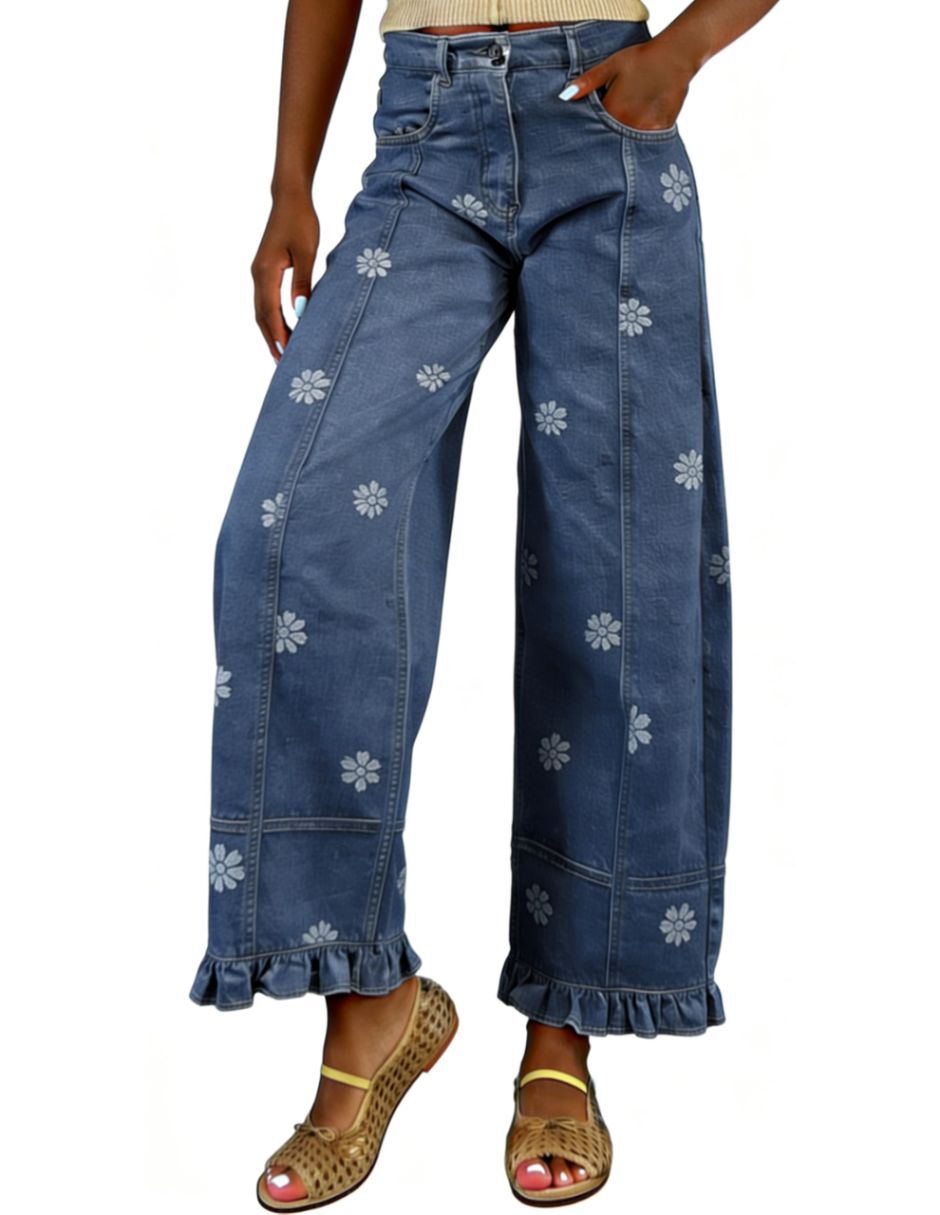 Jeans barrel para mujer 3