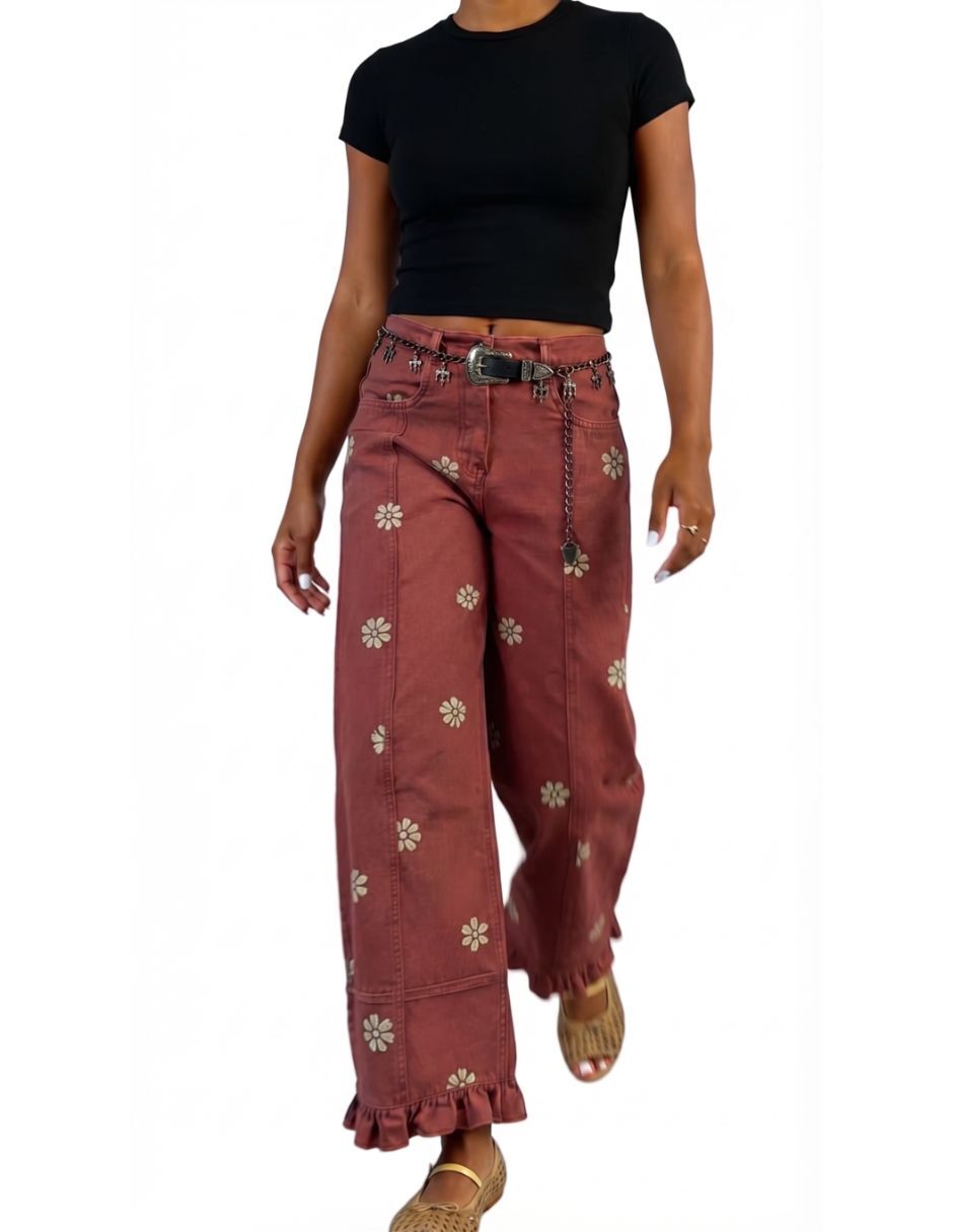 Jeans barrel para mujer
