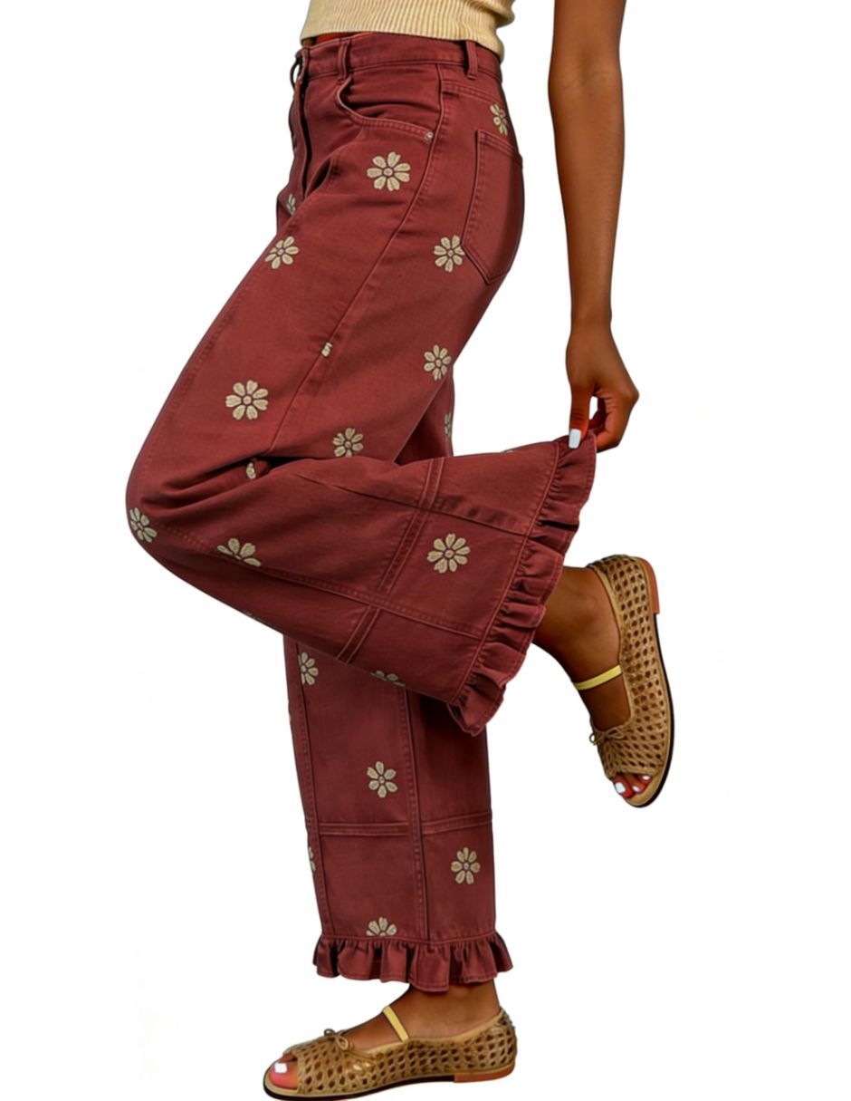 Jeans barrel para mujer 4