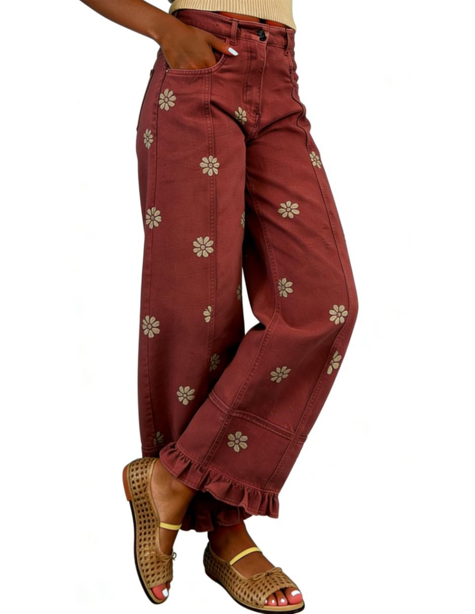 Jeans barrel para mujer 3