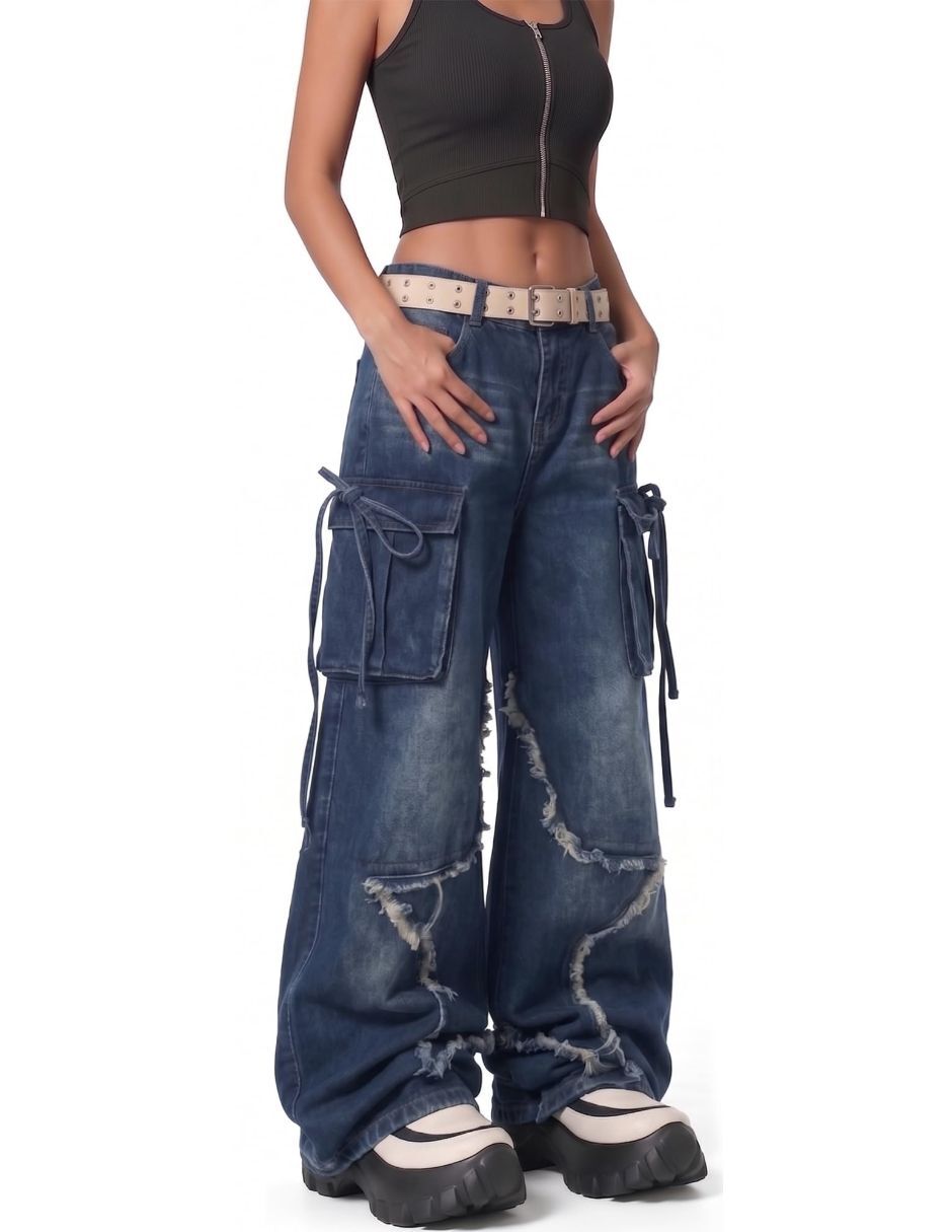 Jeans barrel para mujer 5