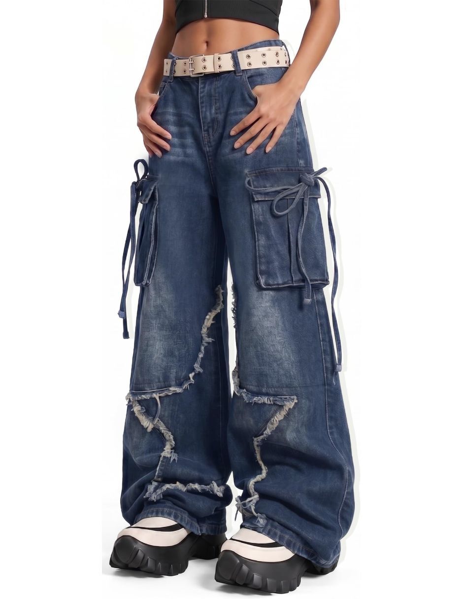 Jeans barrel para mujer 4