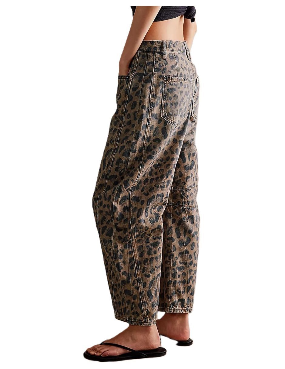Jeans barrel para mujer