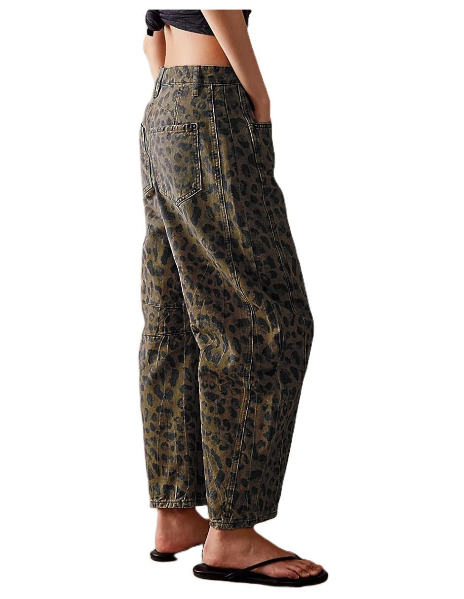 Jeans barrel para mujer 5