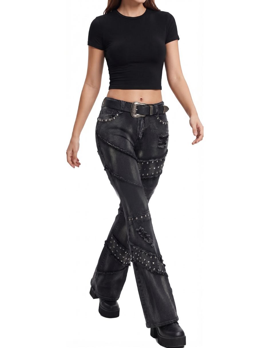 Jeans barrel para mujer