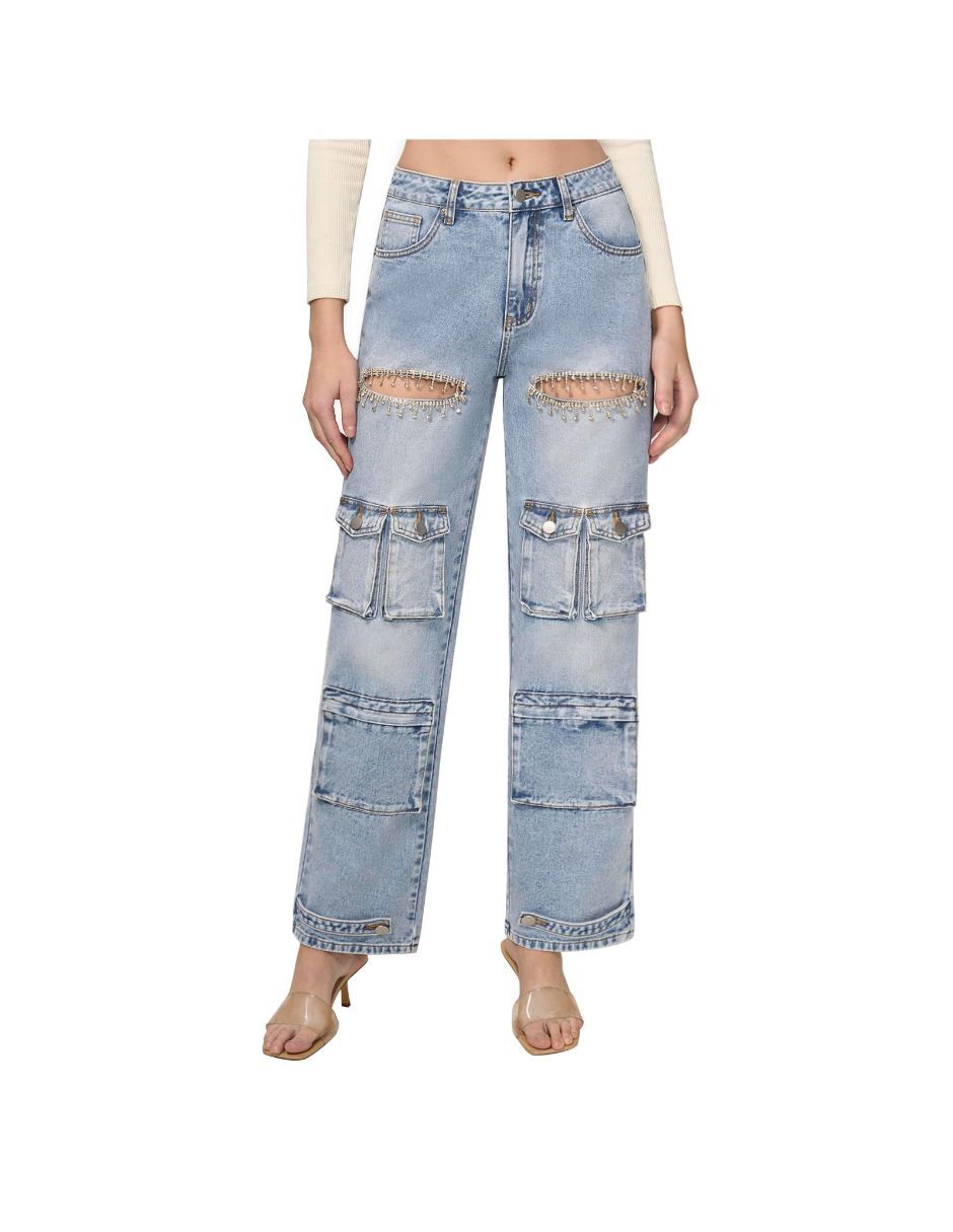 Jeans barrel para mujer 3